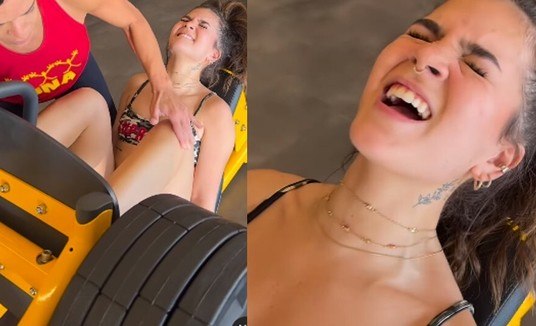 Mel Maia levanta 160 kg em treino de perna na academia e choca internautas (Reprodução/Instagram)
